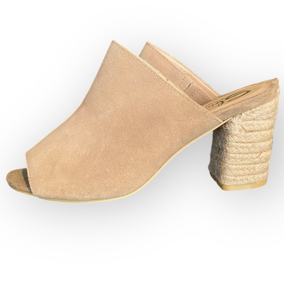 10-017 Sbicca Suede Block Espadrille Sandals - Picture 4 of 13